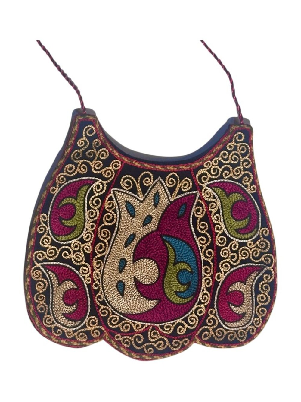 Vintage Uzbekistan Suzani Embroidered Bag